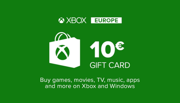 Xbox Gift Card 10€ EUR — cover art