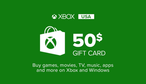 Xbox Gift Card 50$ USD — cover art