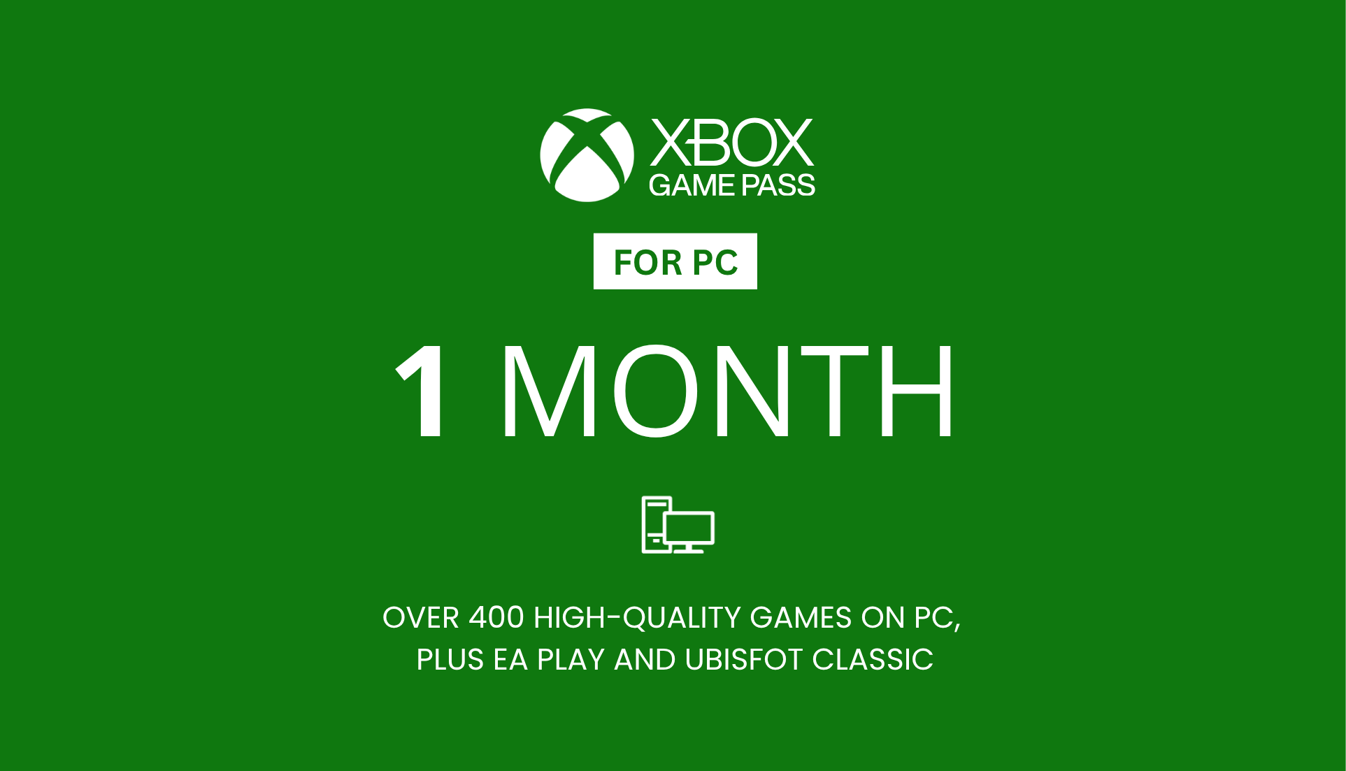 Xbox Game Pass For PC 1 Month