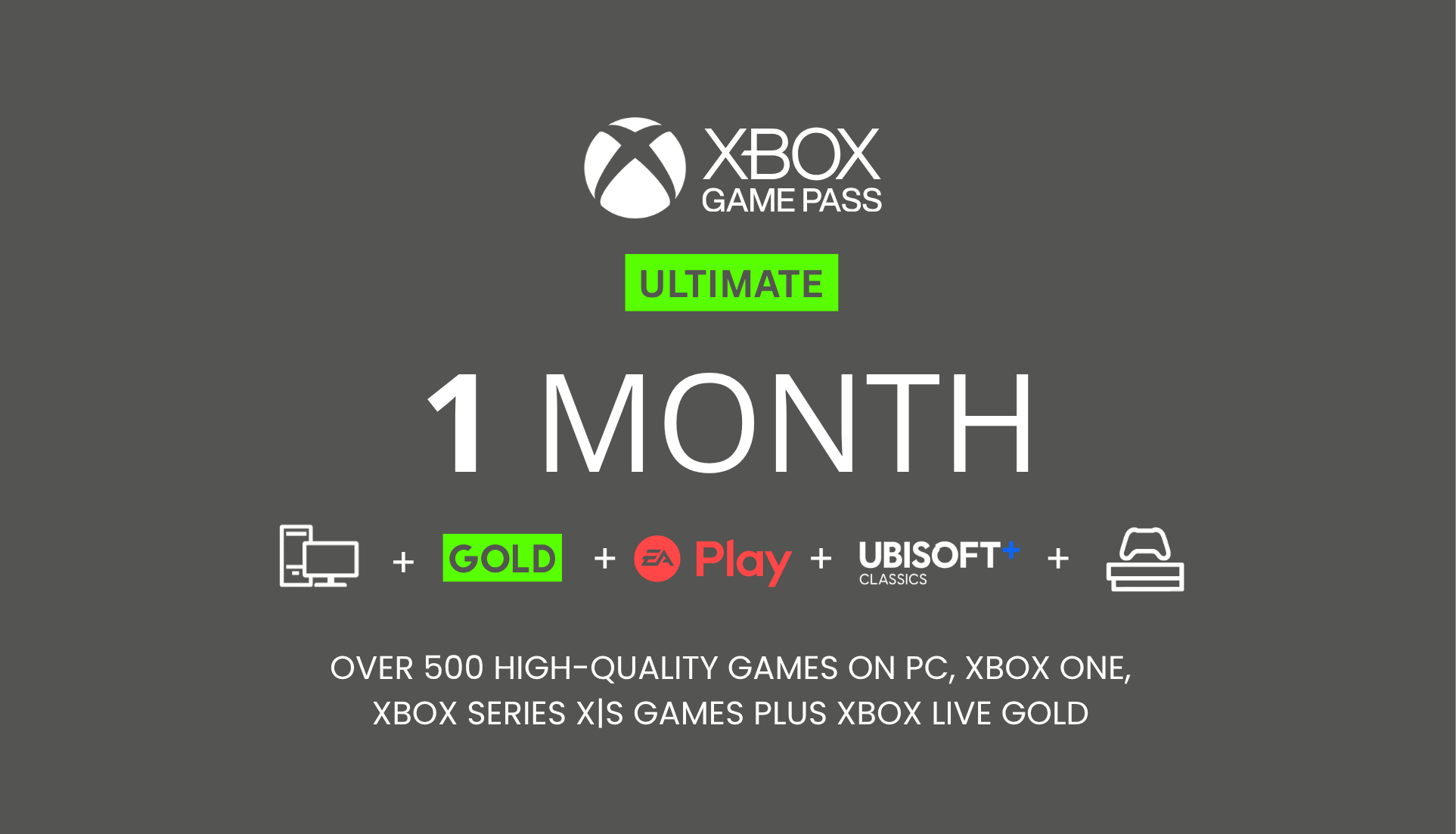 Xbox Game Pass Ultimate 1 Month — cover art