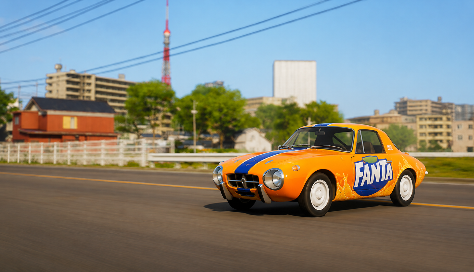 1966 Toyota Sports 800 Fanta Edition DLC Forza Horizon 6  (Xbox Series X/S, PC) — screenshot 1
